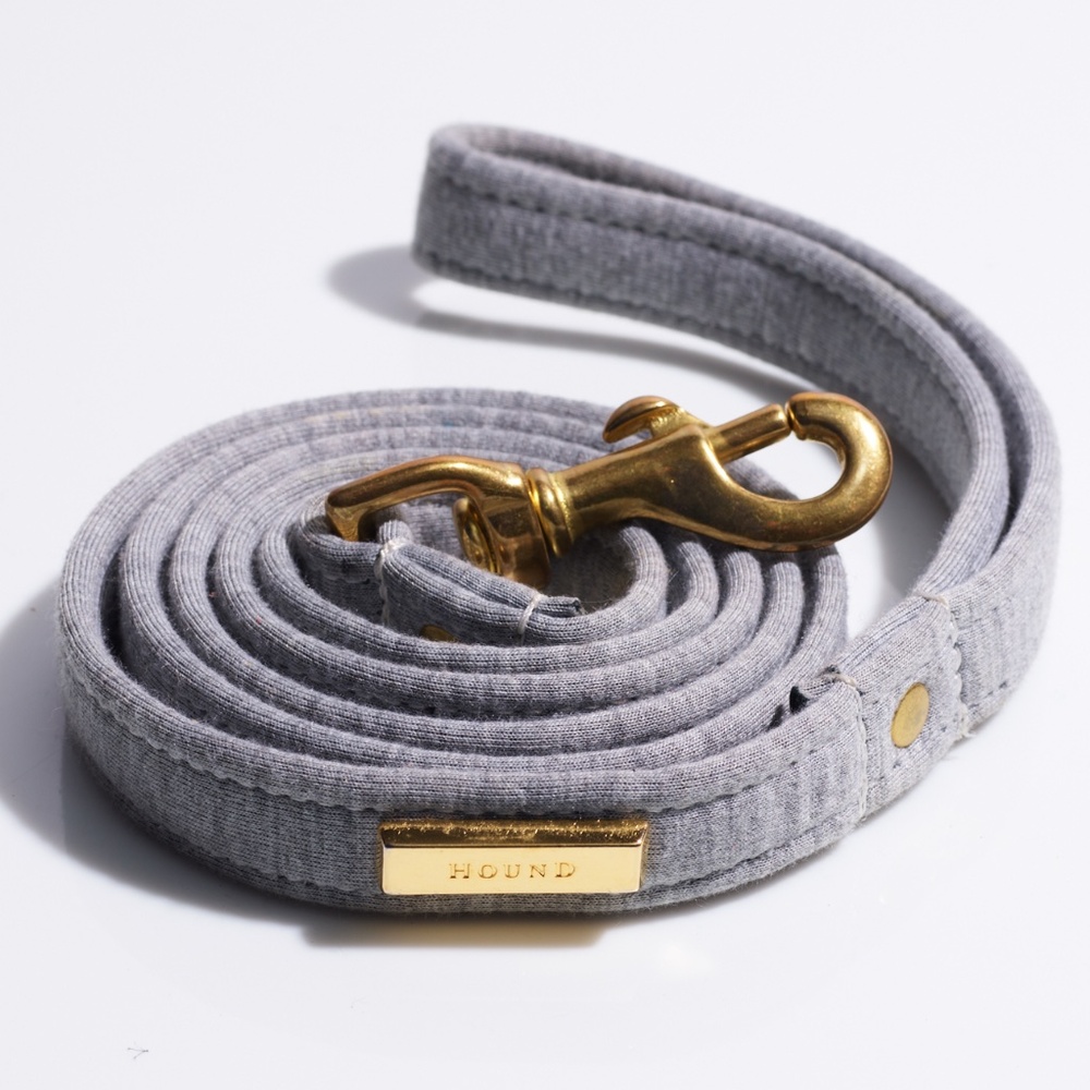 Hound Collection Dog Leash Gold Bar Logo